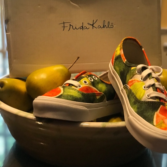 Frida Kahlo VANS womens size 6 Mens size 4.5 VAULT OG authentic LX F9 - Picture 3 of 5